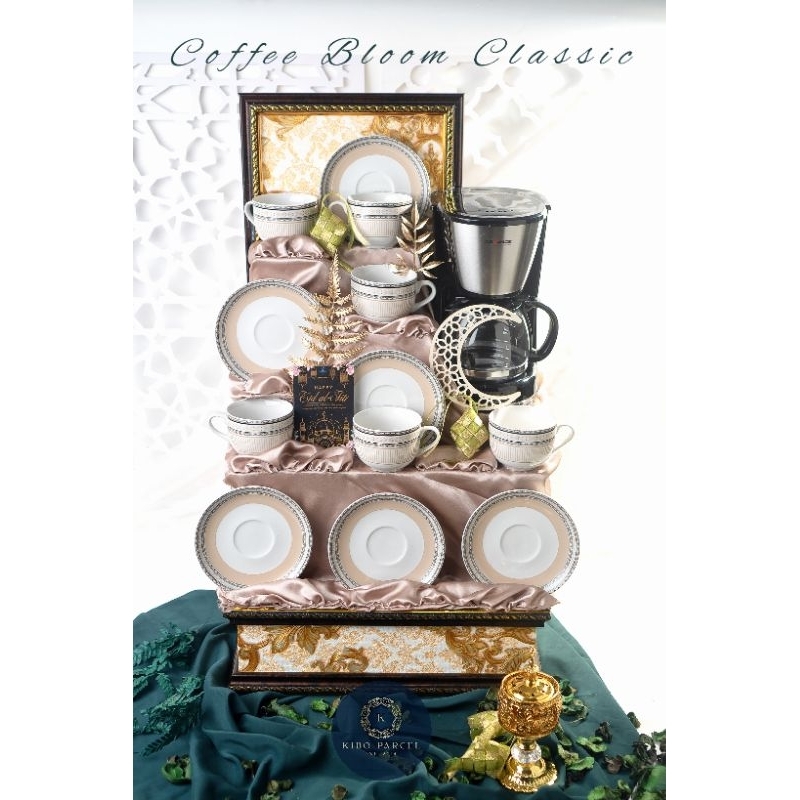 Parcel Lebaran, Parcel Idul Fitri, Parcel Coffee Maker Set, Coffee Bloom Classic Hampers