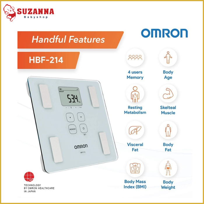 karada scan HBF 214 omron timbangan karada scan omron HBF 214