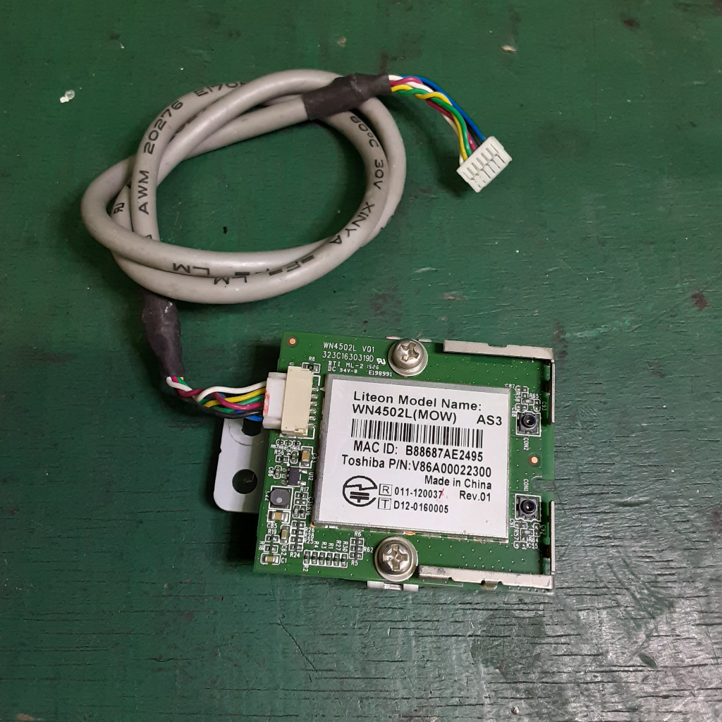 Modul Wifi Bluetooth tranceiver tv LED SMART TOSHIBA 55L5550VJ 55L5550 VJ