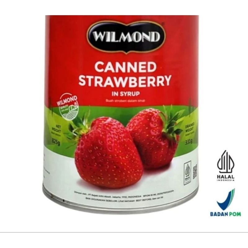 

Wilmond Strawberry Canned Buah Stroberi Kaleng 820gr
