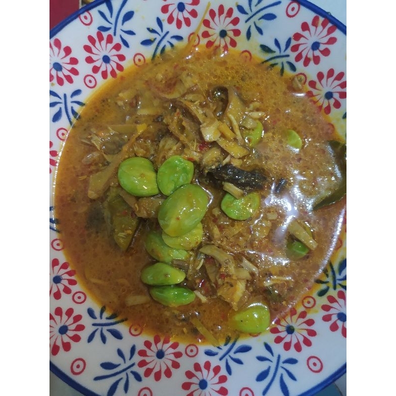 

gulai jantung pisang petai frozen