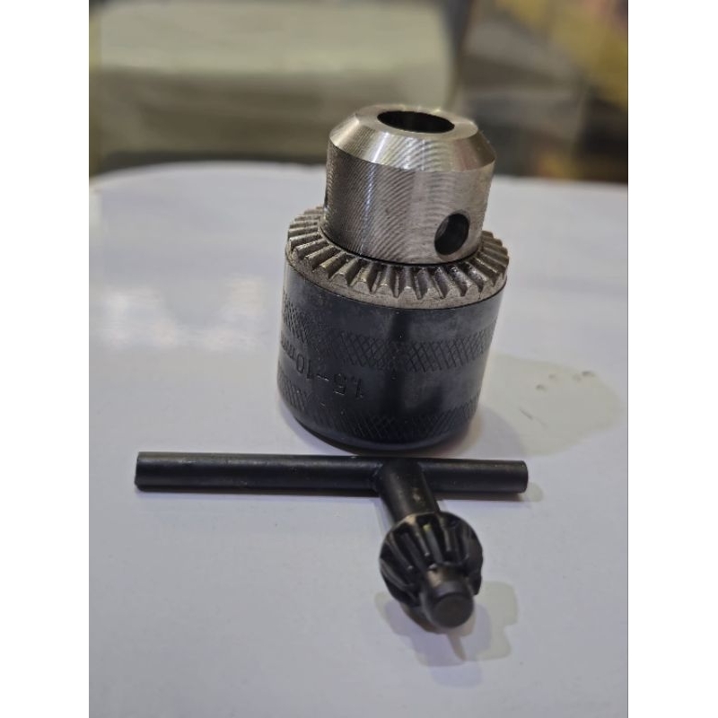 Kepala bor 10mm x 3/8" chuck bor 10mm drill chuck mesin bor tangan 10mm makita maktec ryu doliz mode