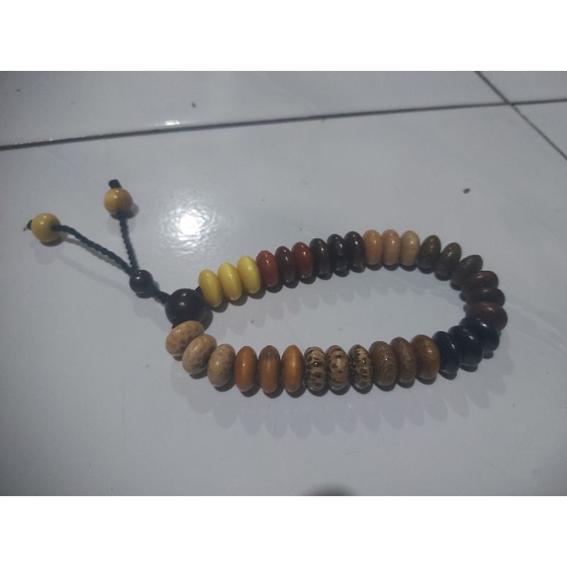 Gelang Kombinasi 11-12 jenis Kayu