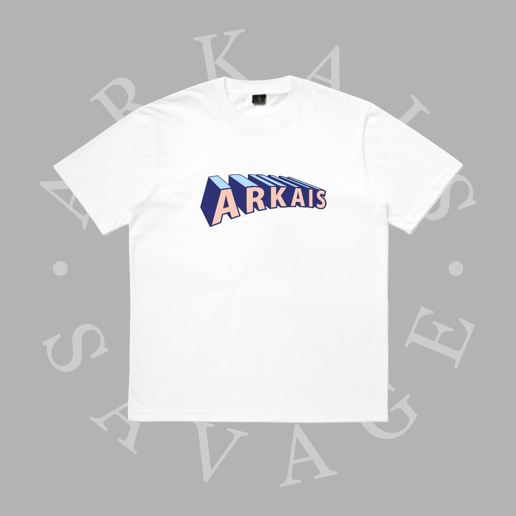 Arkais - T Shirt - Retro White