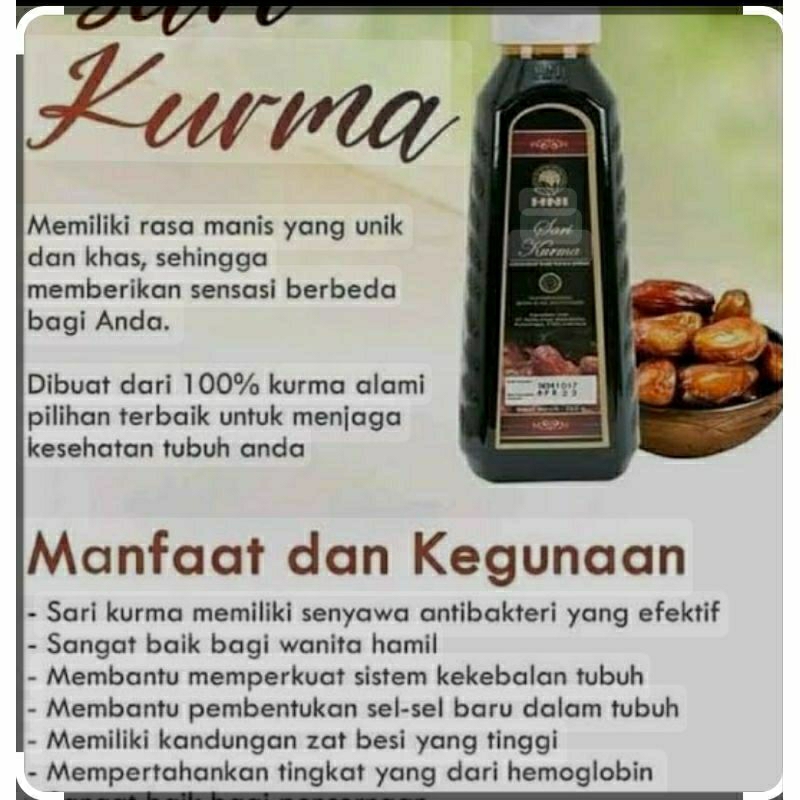 sari kurma HNI HPAI