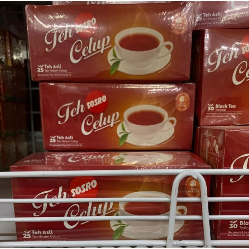 

TEH SOSRO CELUP ISI 25 PCS teh asli