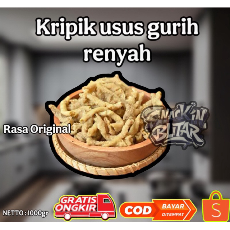 

Usus crispy / kripik usus gurih renyah enak