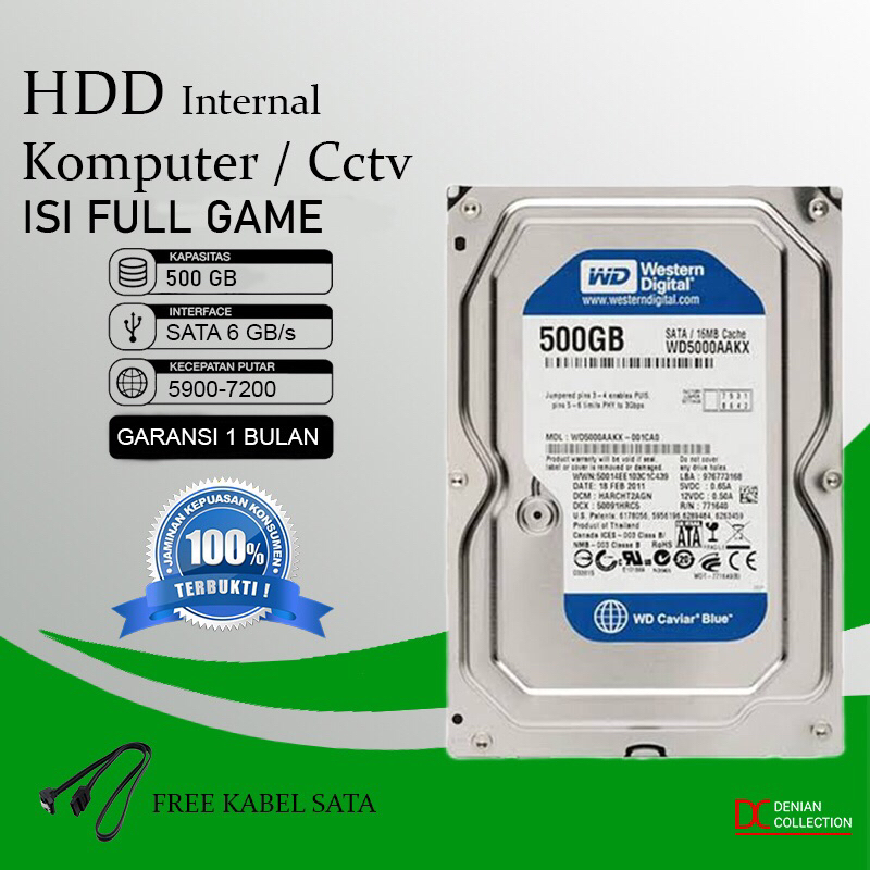HARDISK PC 1TB HARDISK PC 500GB