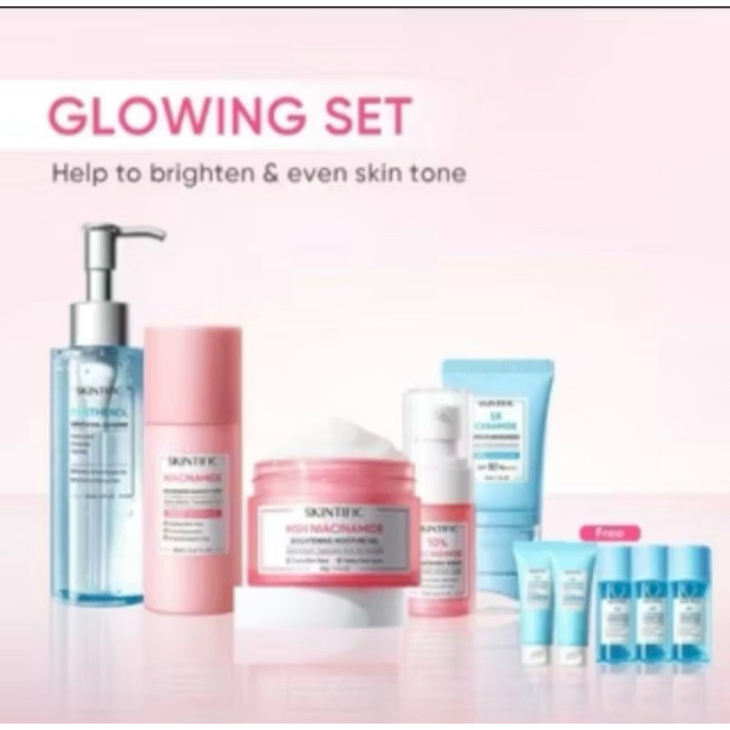 SKINTIFIC PAKET SKINCARE GLOWING