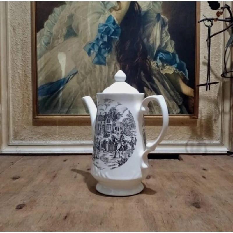 Teko keramik vintage jadul antik lawas kuno