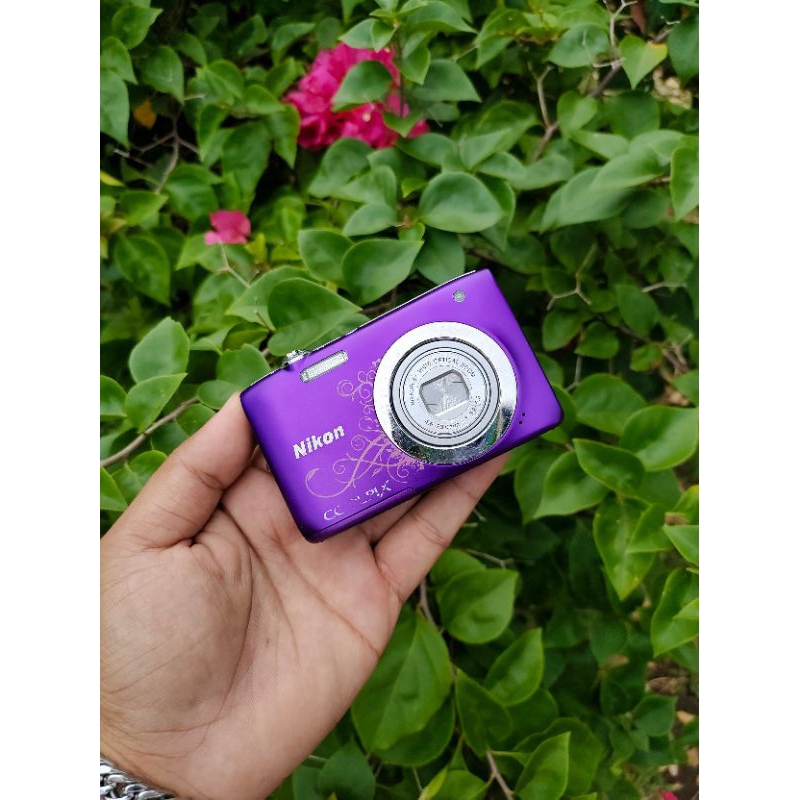 DIGICAM KAMERA DIGITAL NIKON COOLPIX S2600 PURPLE MULUS TINGGAL PAKAI