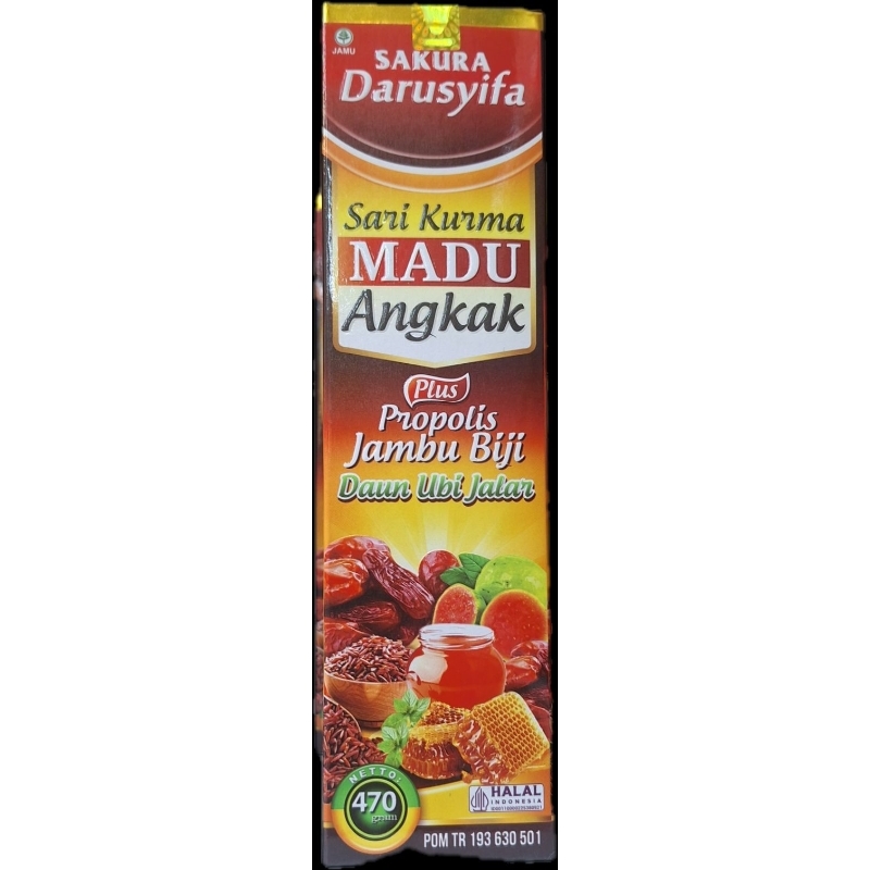 

Sari kurma madu angkak plus propolis 470gr darusyifa