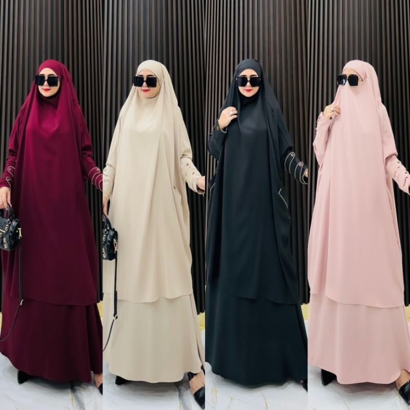 Khanza set Syari original velino