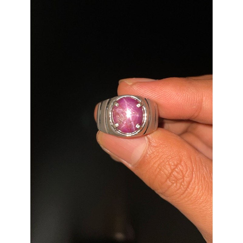 Natural Ruby star No heat