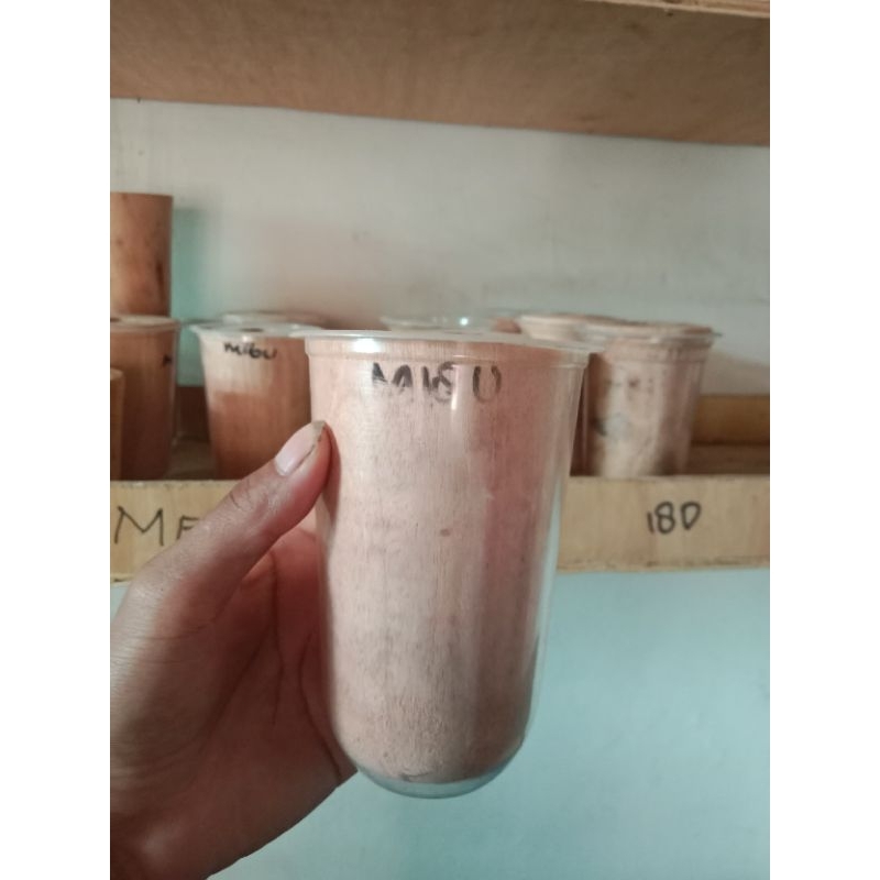 molding kayu cup merak 18 oval