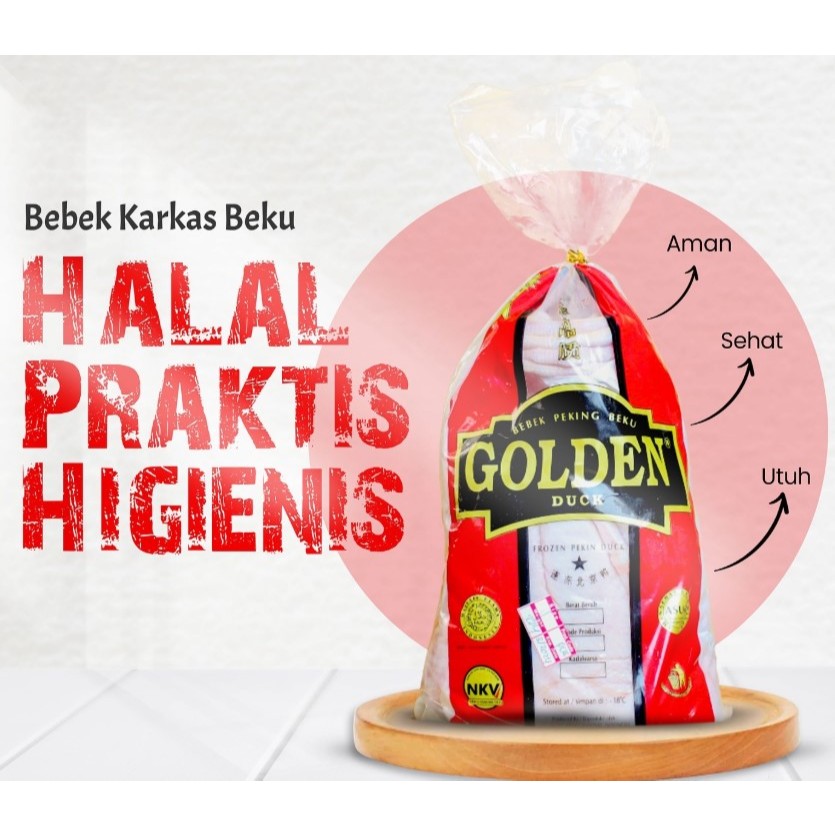 

Bebek Peking 2.4 - 2.5 kg Golden Segar Beku