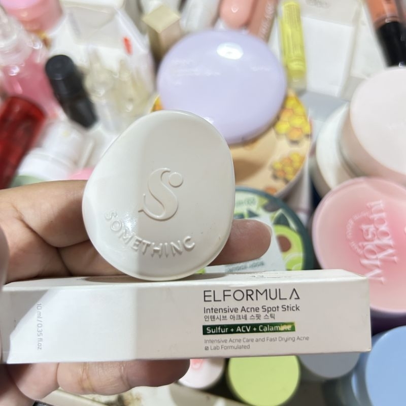 [PRELOVED] BUNDLING SOMETHINC Mademoiselle Powder Blush & ELFORMULA ACNE SPOT STICK