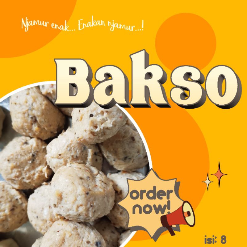 

Bakso Jamur Ayam halal Frozen food by Sipurwo Food isi 8 pcs