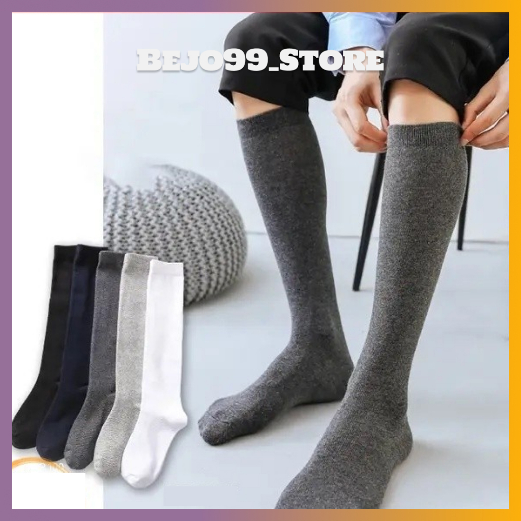 Kaos kaki paskibraka panjang selutut pria wanita dewasa kaus kaki selutut