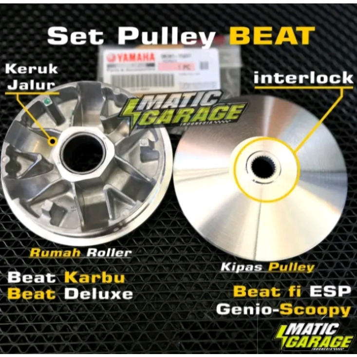 Rumah Roller Beat Fi Racing Pulley Rumah Roller Set Beat Fi Scoopy Fi ESP