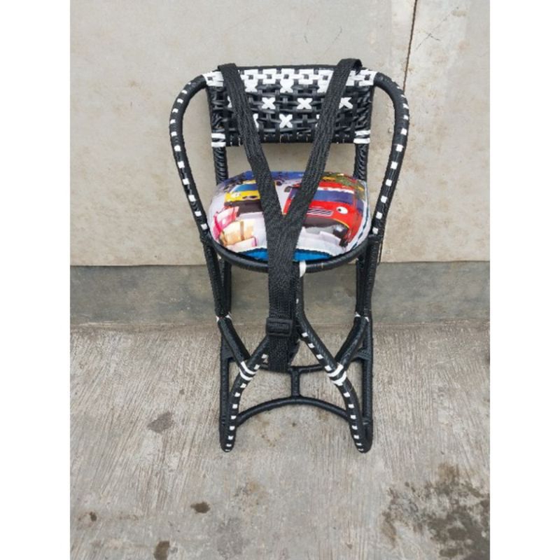 kursi boncengan anak motor matic,kursi rotan motor duduk anak