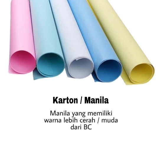 

KERTAS KARTON MANILA Ukuran 61 x 86 Cm 150 Gsm | 1 Lembar