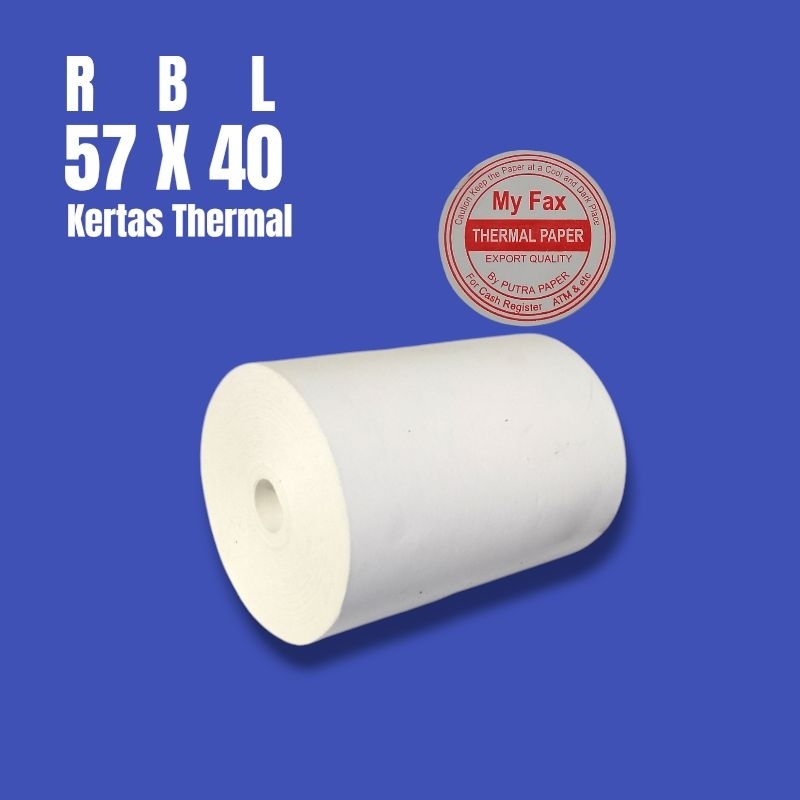 

Kertas Thermal 58x40 Full Corelles isi 10 Roll