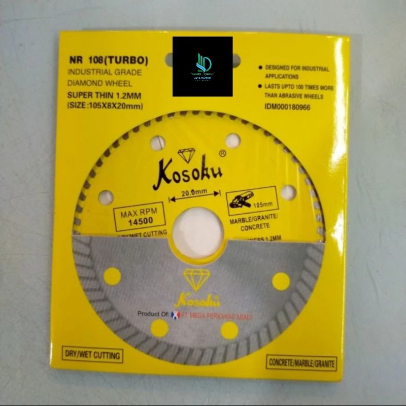 Mata gerinda potong marmer granit kramik kosoku