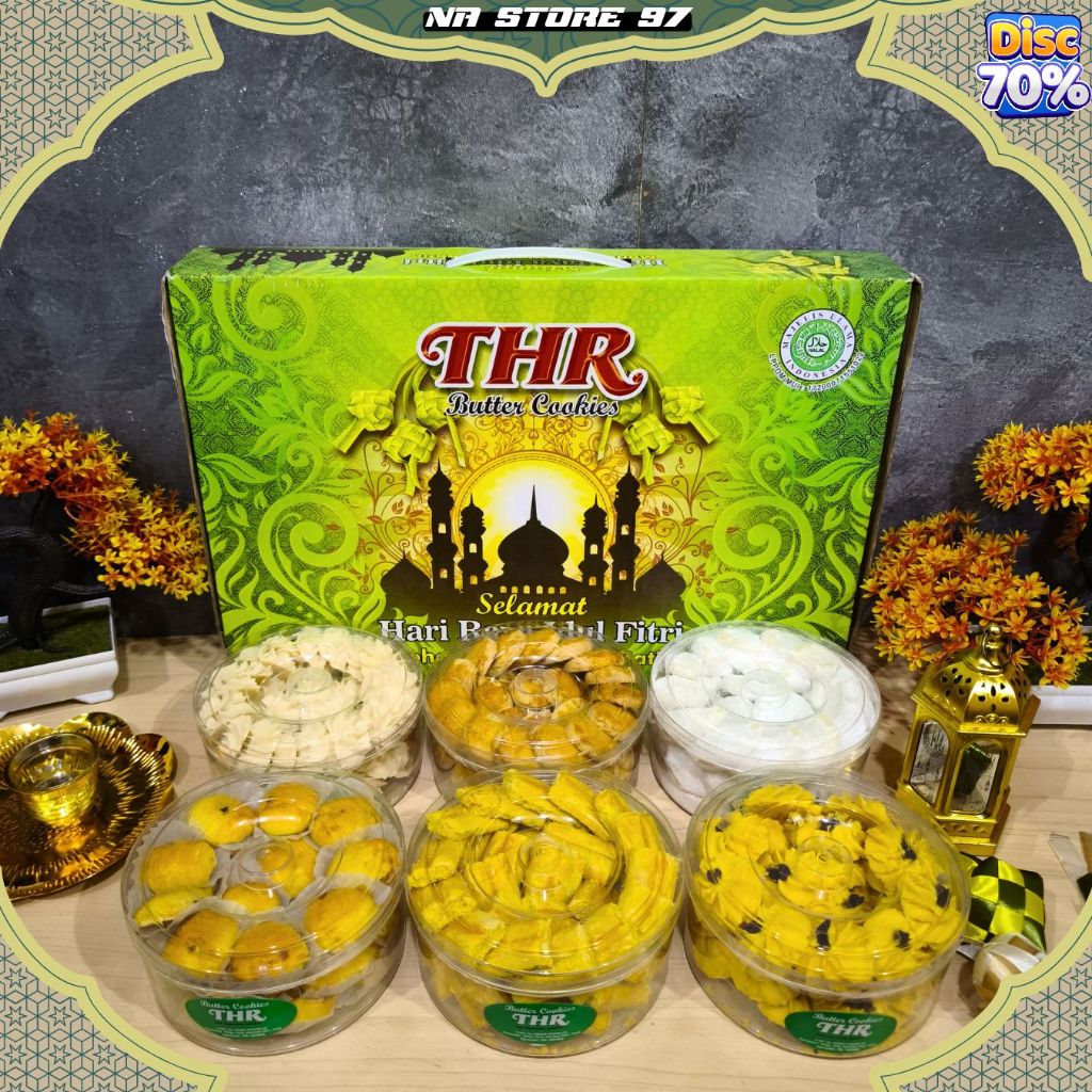 

Paket Kue Kering Lebaran Isi 6 Toples Hampers Kue Kering