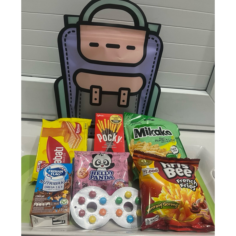 

(PAKET A ) HAMPERS ULTAH ANAK ISI 7 ITEM