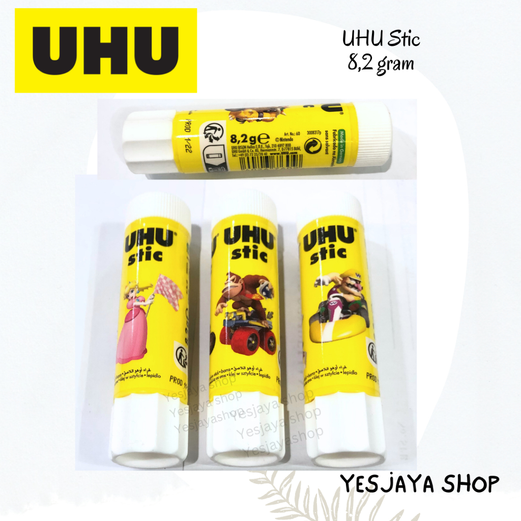 

{1 pc} UHU Lem Uhu Stic Putar 8,2 gram / Lem Kertas UHU 8,2 gram