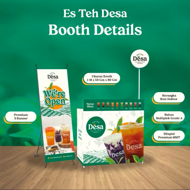 paket jualan es teh desa garut second