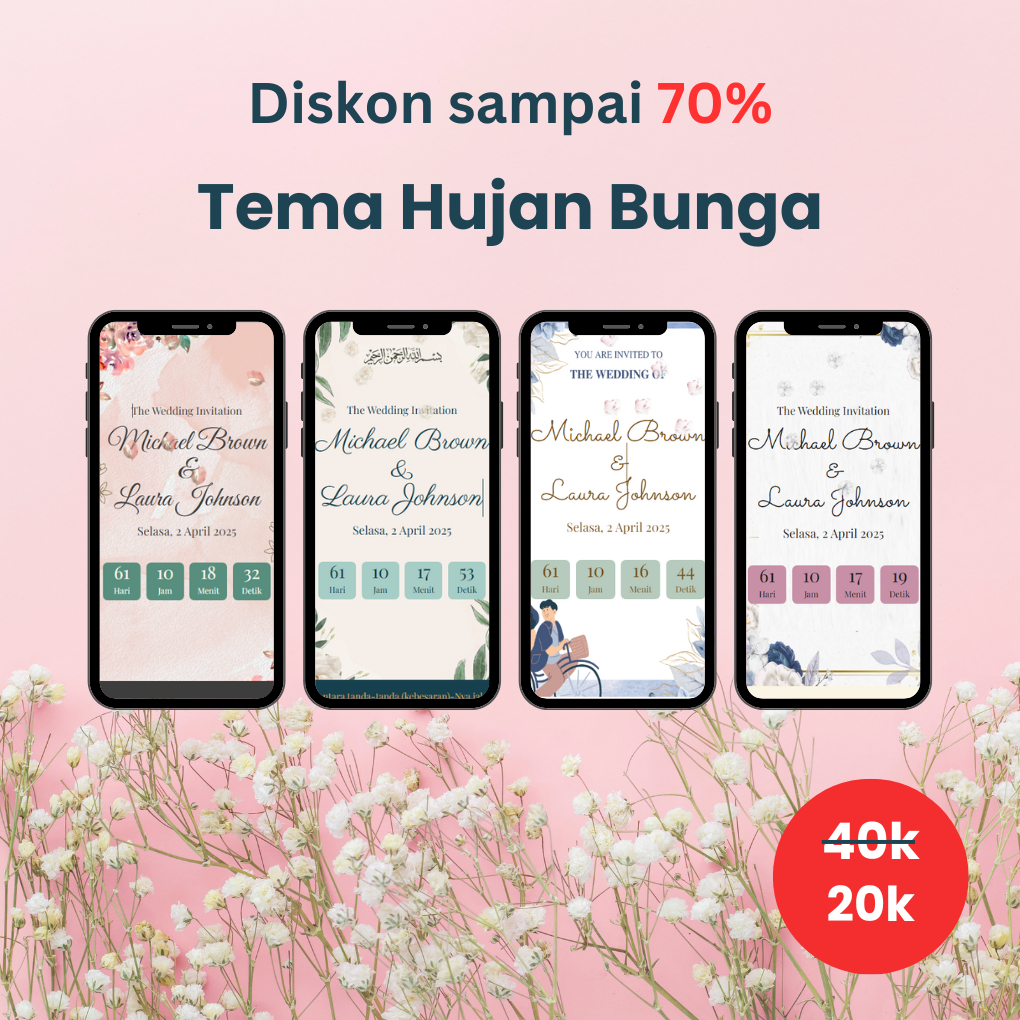 Website Undangan Pernikahan | Tanpa Foto