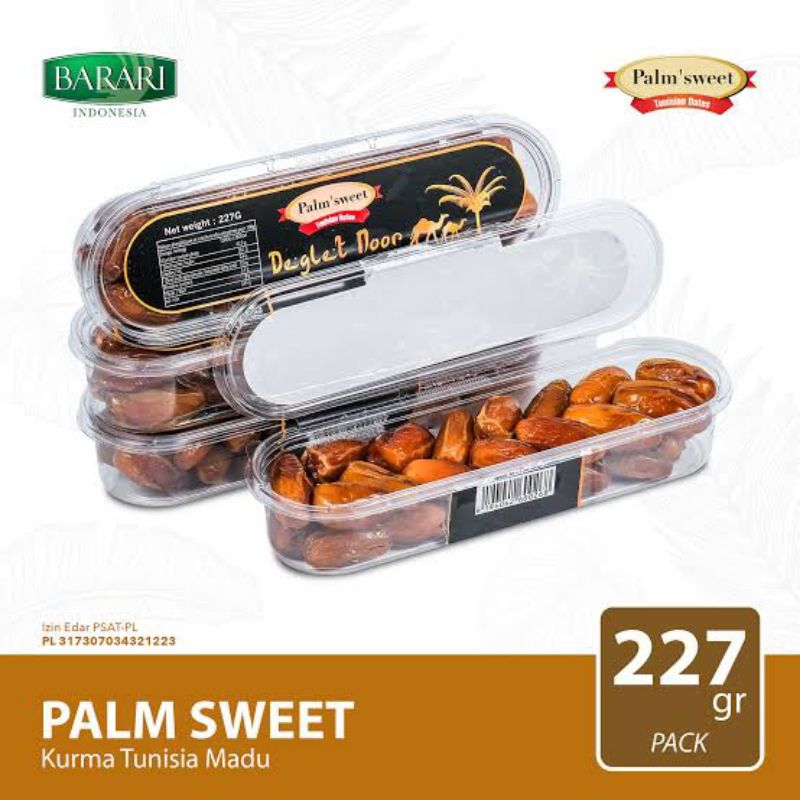 

PALM SWEET Kurma Tunisia Madu 227gr Premium Dates High Quality Tekstur Lembut dan Renyah