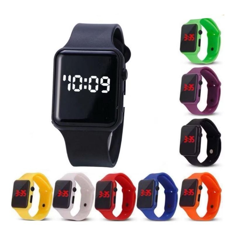 Mesin Japan Jam Tangan LED Digital Fashion Kids