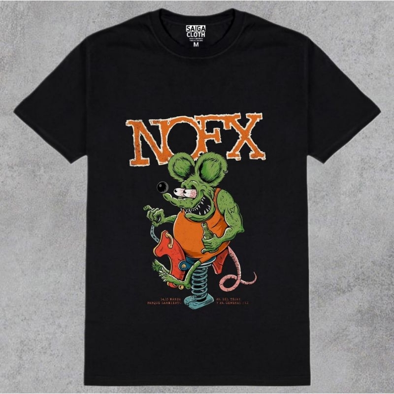 Tshirt NOFX punk rock show vintage premium cotton