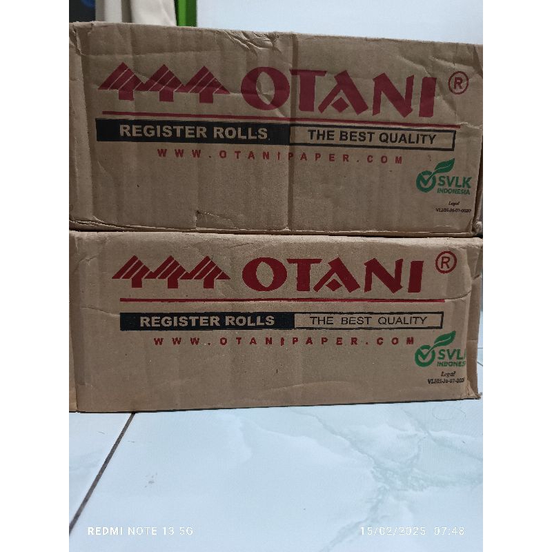 

100 Roll Otani Kertas Edc Logo BRI 57x28