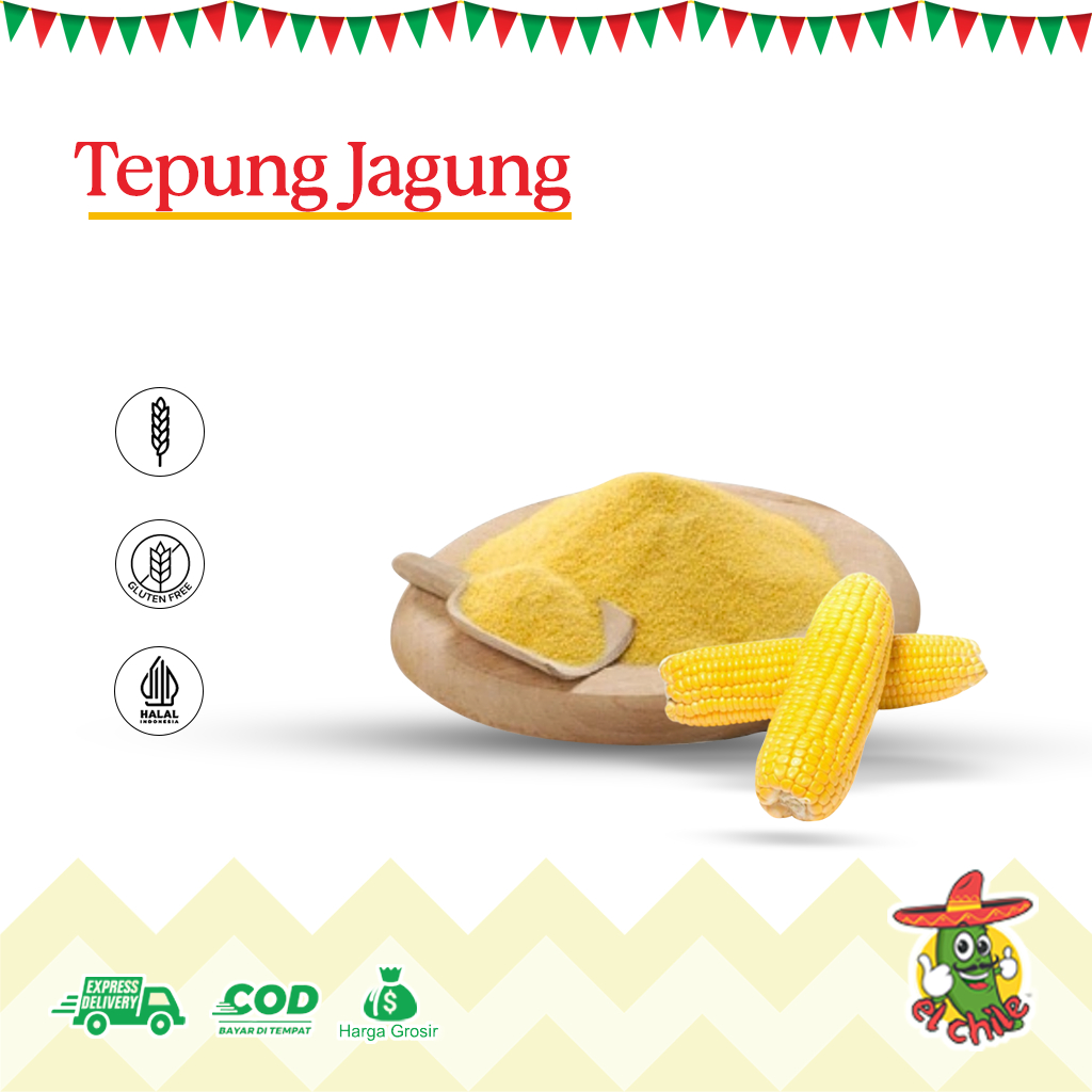 

INSTAN MIX CORN MASA FLOUR FOR TORTILLA 1KG EL CHILE | TEPUNG JAGUNG FOR TORTILLA 1KG