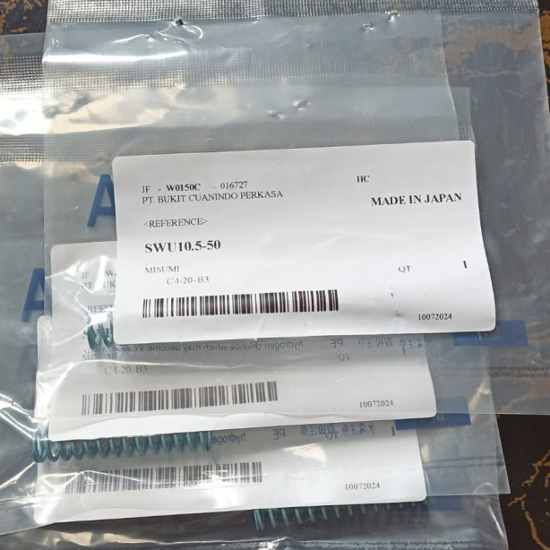 PER MISUMI BIRU MUDA OD 10.5 - 50 MM - PER MIZUMI