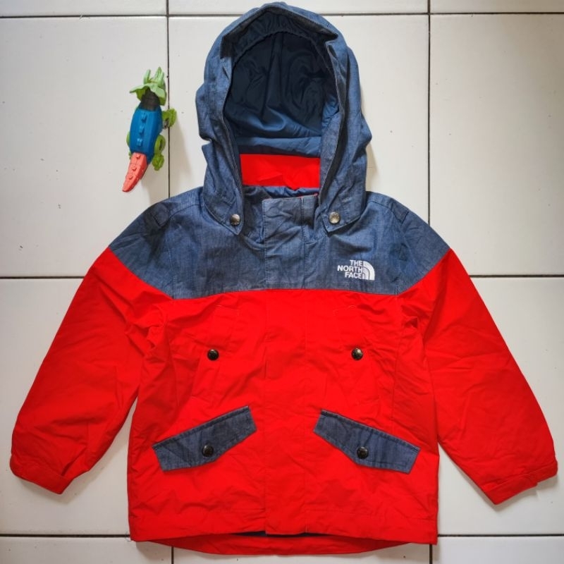 Jaket Outdoor Anak T N F T he N orth F ace Original 100% Second Branded Preloved Gunung Camping Hiki