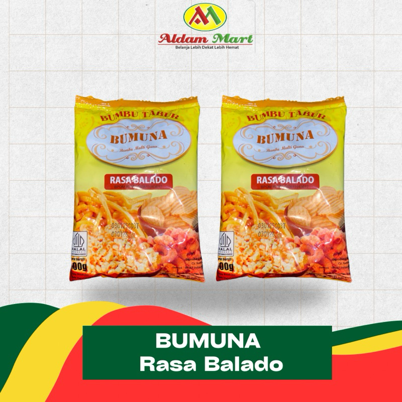 

A.M/ BU MUNA Bumbu Tabur Rasa Balado 100g