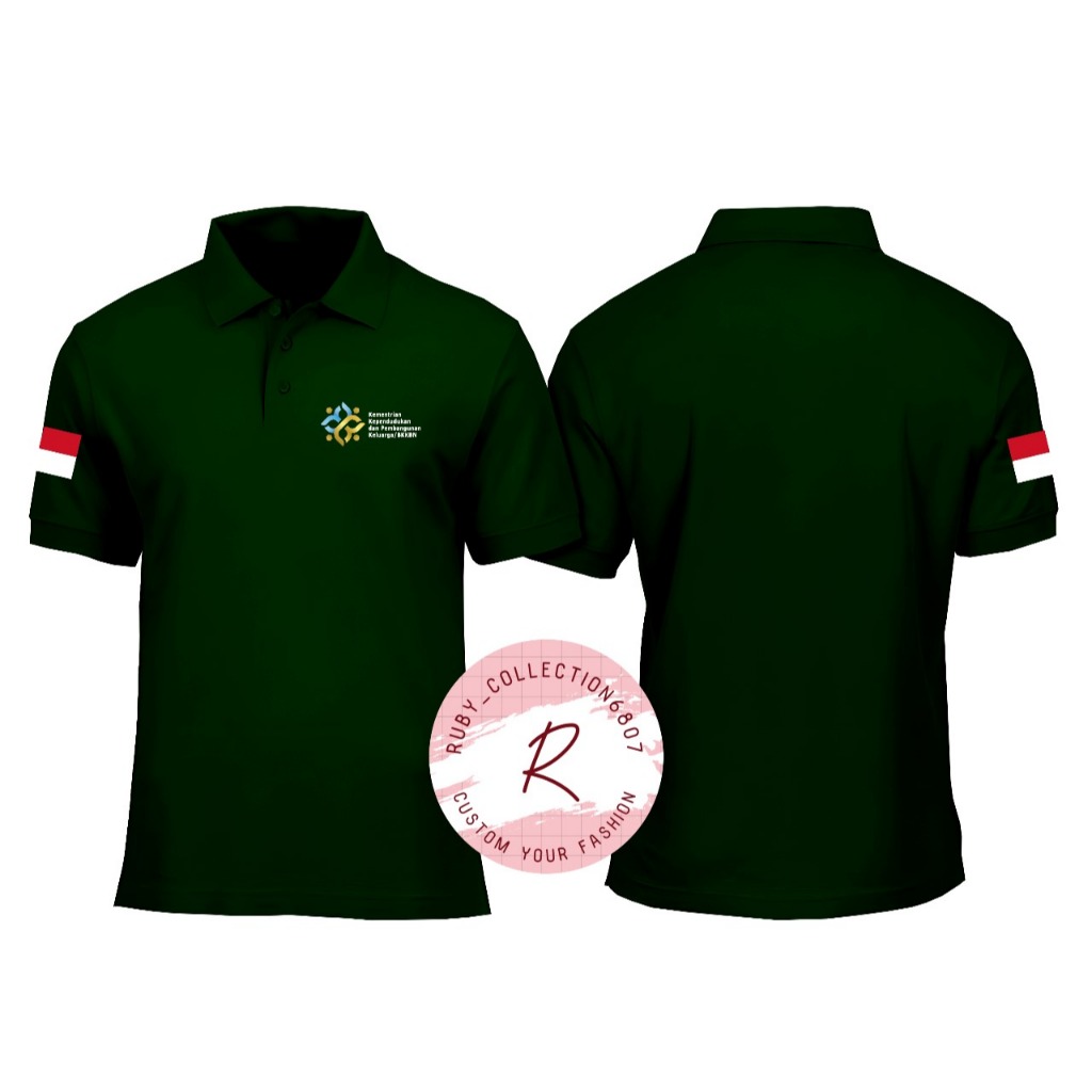 KAOS POLO KERAH, BKKBN TERBAARU 2025, KAOS POLO SHIRT BKKBN TERBARU, KAOS BEBAS REKUES SUKA"