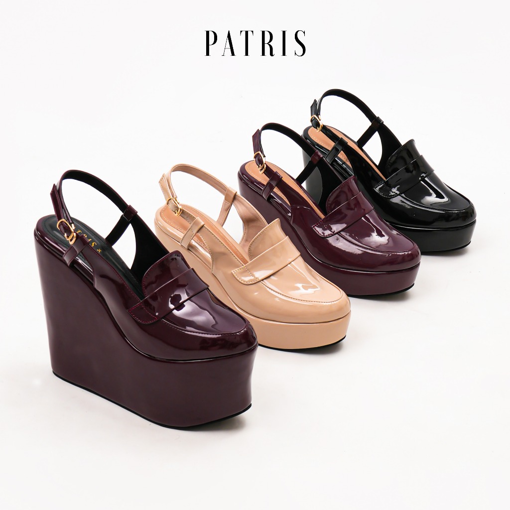 PATRIS New York Wedges Wanita Heels / Hak 10 & 16 Cm