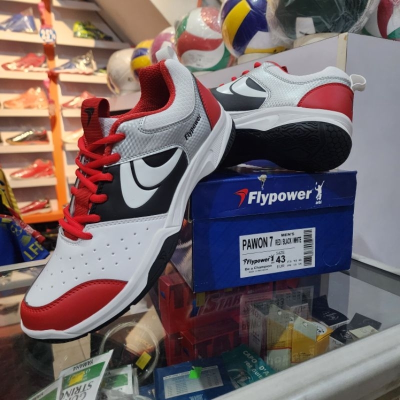 ( Real Pict ) Flypower Pawon 7 Sepatu Badminton sepatu bulutangkis