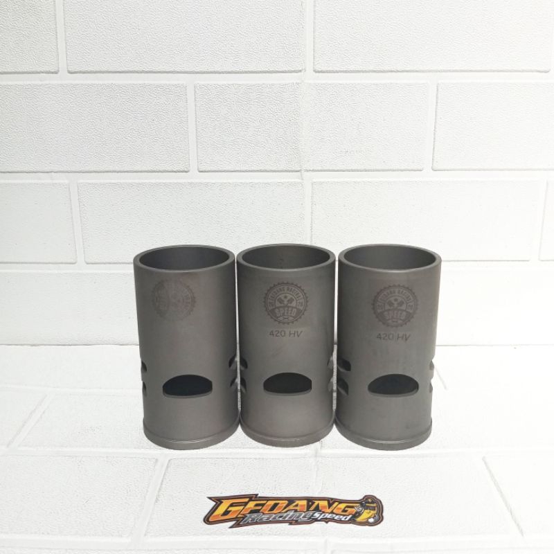 Liner Boring Ninja RR / Super Kips Carbon 58/63, 58/64,  58/65 Panjang 122mm ada 8 lubang