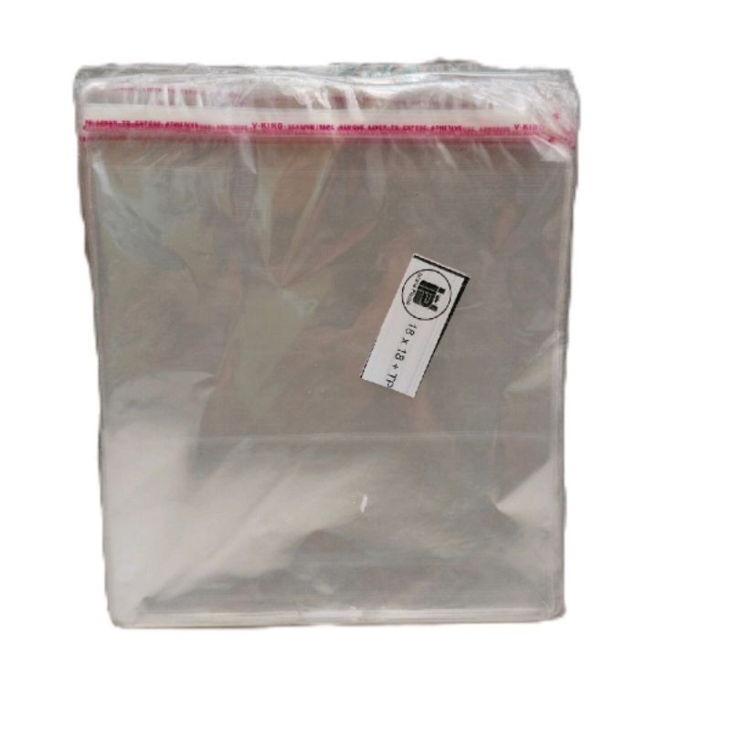 

plastik opp 18 × 18 / plastik perekat,1 pack isi 100 lembar