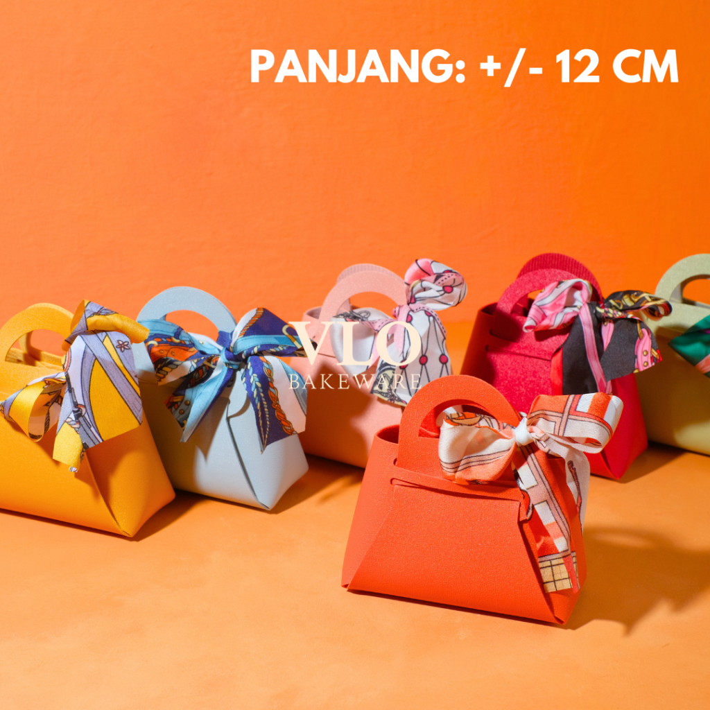

Goodie bag wedding birthday sangjit ukuran 12 cm | tas goodie bag premium