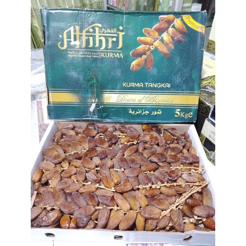 

kurma Tunisia tangkai deglet nour kemasan 500gr/1kg kurma madu kurma Algeria kurma premium