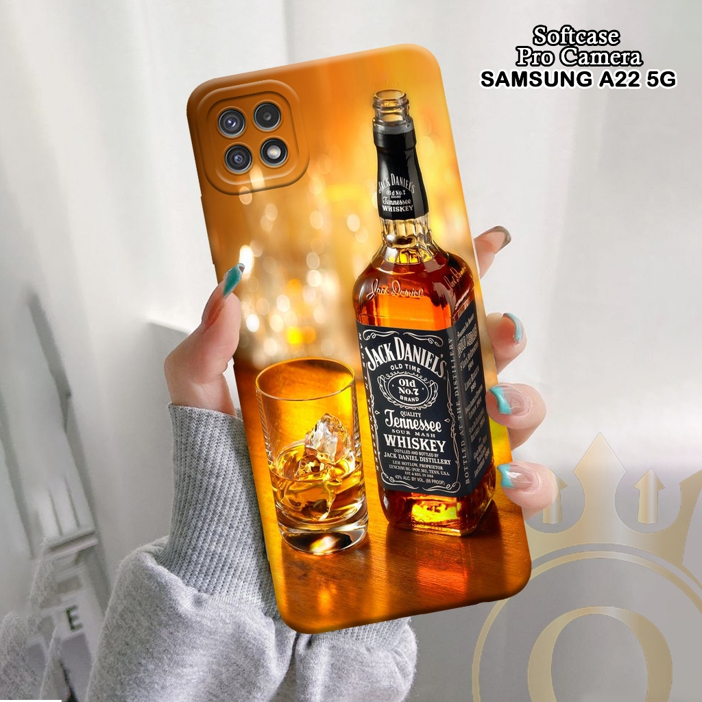 Softcase Samsung Galaxy A22 5G - ORORA - Casing Samsung Galaxy A22 5G - Motif case Minuman - softcas