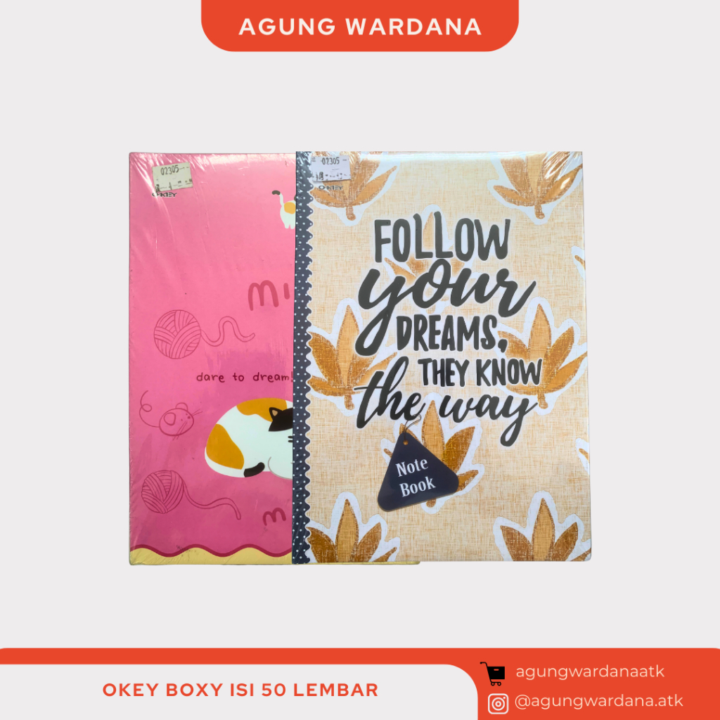 

BUKU TULIS OKEY BOXY ISI 50 LEMBAR